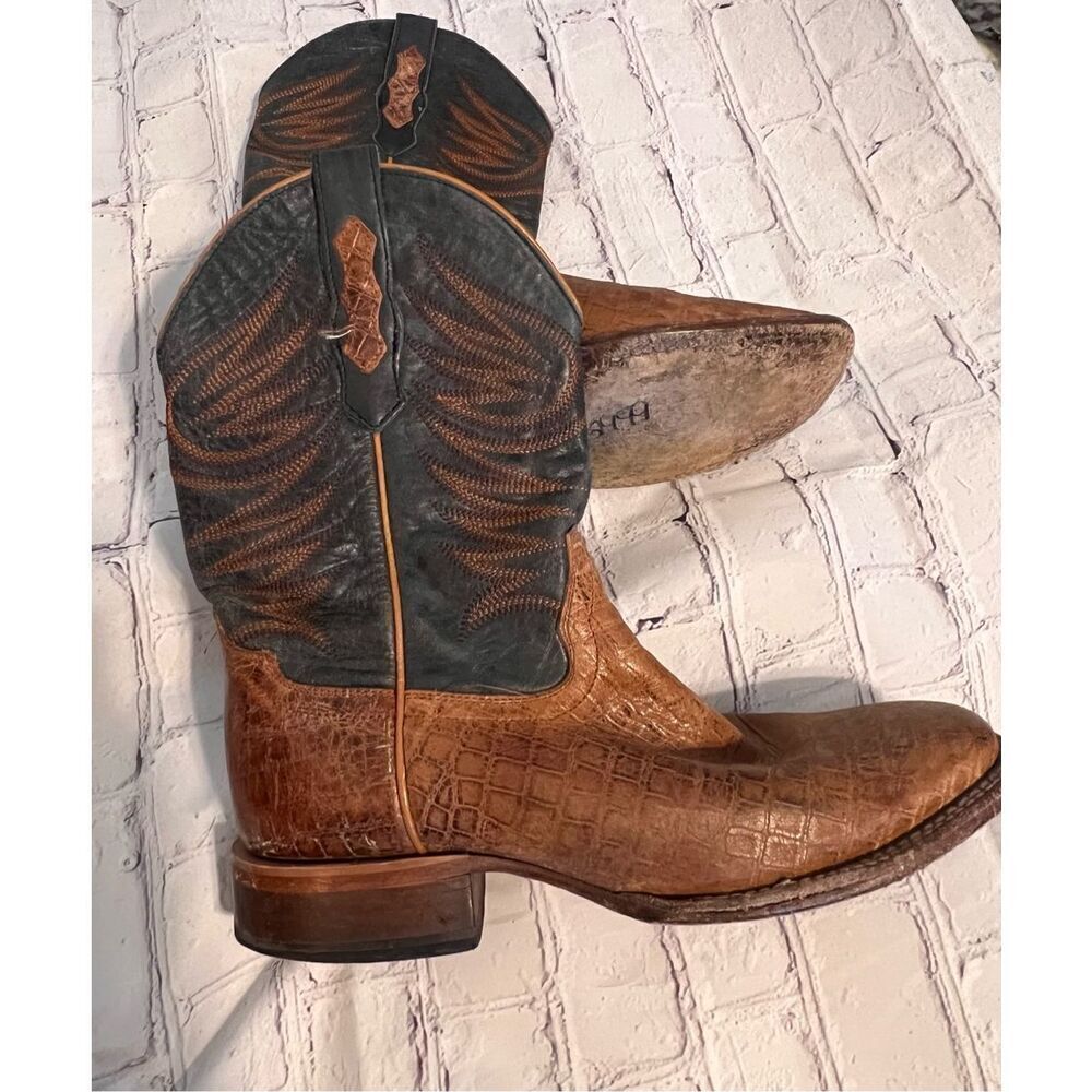 Cody James Size 9D Two Tone Brown Western Boots Cowbo Rodeo Ranch Farm Workwear - Picture 8 of 16